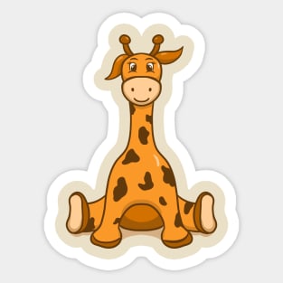 happy giraffe Sticker